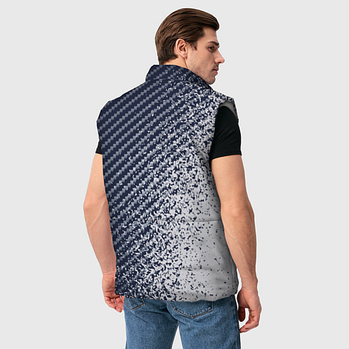 Мужской жилет МЕРСЕДЕС - Краска / 3D-Светло-серый – фото 4