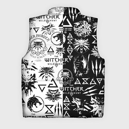 Мужской жилет THE WITCHER LOGOOMBING ВЕДЬМАК ПАТТЕРН / 3D-Красный – фото 2