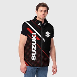 Мужской жилет Suzuki SPORT, цвет: 3D-черный — фото 2