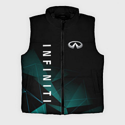 Мужской жилет ИНФИНИТИ, INFINITI ГЕОМЕТРИЯ, цвет: 3D-черный