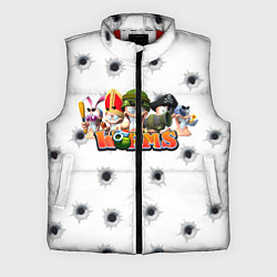 Мужской жилет Wormsчервяки, цвет: 3D-красный