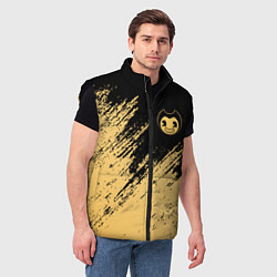Мужской жилет Bendy and the ink machine - Вектор, цвет: 3D-черный — фото 2