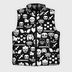 Мужской жилет UNDERTALE PATTERN БЕЛЫЙ