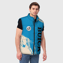 Мужской жилет Buick Logo emblem, цвет: 3D-черный — фото 2