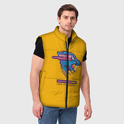 Мужской жилет Mr Beast Pixel Art, цвет: 3D-черный — фото 2
