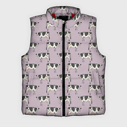 Мужской жилет Коровы Паттерн, цвет: 3D-красный