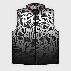 Мужской жилет GRAFFITI WHITE TAGS ГРАФФИТИ, цвет: 3D-красный