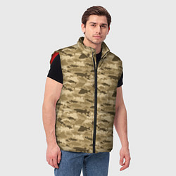 Мужской жилет Рыбы камуфляж, цвет: 3D-красный — фото 2