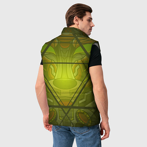 Мужской жилет Кибер-лис / 3D-Светло-серый – фото 4