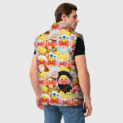 Мужской жилет УТЯ УТОЧКА ЛАЛАФАНФАН ПАТТЕРН / 3D-Светло-серый – фото 4