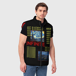Мужской жилет Ван Гог Infinite, цвет: 3D-красный — фото 2