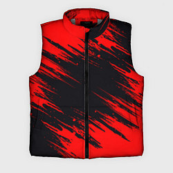 Мужской жилет Красная краска брызги, цвет: 3D-светло-серый