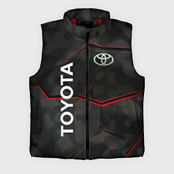 Мужской жилет Toyota sport auto, цвет: 3D-красный
