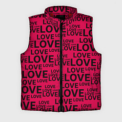 Мужской жилет LОVE ЛЮБОВЬ, цвет: 3D-красный