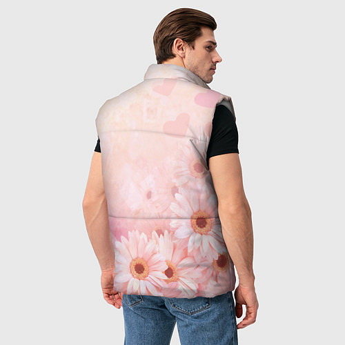 Мужской жилет Самая красивая Настя / 3D-Светло-серый – фото 4