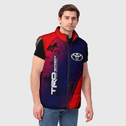 Мужской жилет ТОЙОТА TRD SPORT - Краска, цвет: 3D-светло-серый — фото 2