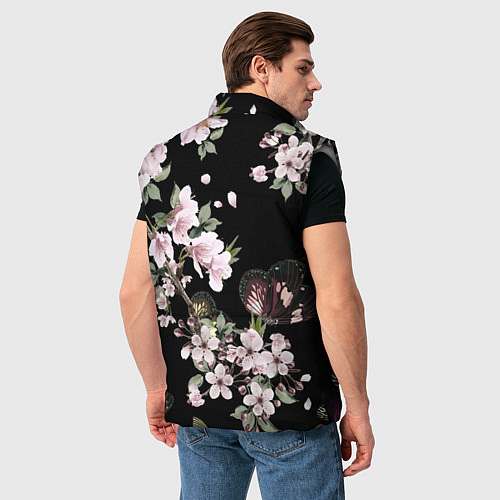 Мужской жилет Краски весны / 3D-Светло-серый – фото 4