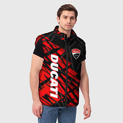 Мужской жилет DUCATI МОТО СПОРТ, цвет: 3D-красный — фото 2