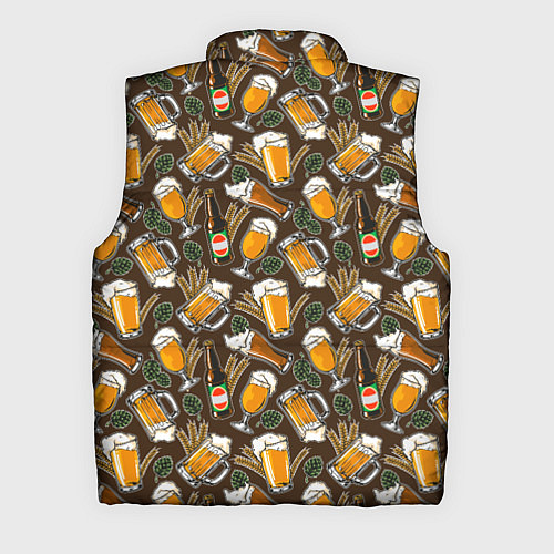 Мужской жилет Хмель и Пиво / 3D-Красный – фото 2