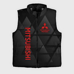 Мужской жилет Mitsubishi Геометрия треугольники, цвет: 3D-светло-серый