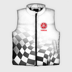 Мужской жилет YAMAHA ФИНИШНЫЙ ФЛАГ, цвет: 3D-черный