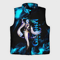 Мужской жилет Kamisato Ayato Камисато Аято, цвет: 3D-светло-серый