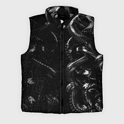Мужской жилет Змеиный Паттерн Snake Black