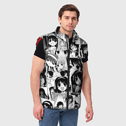 Мужской жилет Харухи Судзумия паттерн, цвет: 3D-красный — фото 2