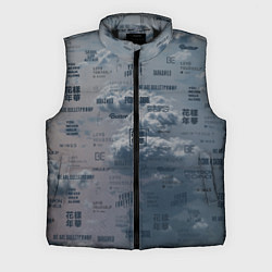 Мужской жилет BTS Дискография, цвет: 3D-черный