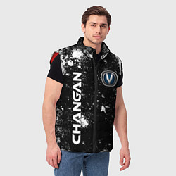 Мужской жилет ЧАНГАН-CHANGAN БРЫЗКИ КРАСКИ, цвет: 3D-красный — фото 2