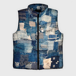 Мужской жилет Patchwork Jeans Осень Зима 2023