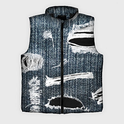 Мужской жилет Джинсовое рваньё Fashion trend