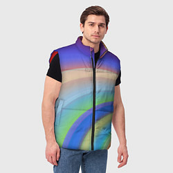Мужской жилет Все цвета радуги, цвет: 3D-красный — фото 2