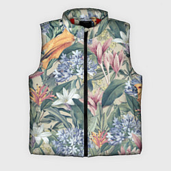 Мужской жилет Цветы Лилии и Агапантус, цвет: 3D-красный