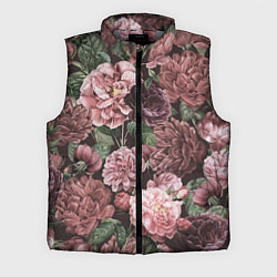 Мужской жилет Цветы Полные Любви, цвет: 3D-светло-серый