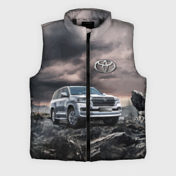 Мужской жилет Toyota Land Cruiser 200 среди скал