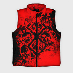 Мужской жилет КЛЕЙМО ЖЕРВЫ И ЧЕРЕПА БЕРСЕРК