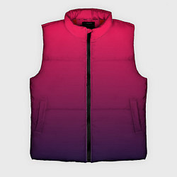 Мужской жилет RED to dark BLUE GRADIENT, цвет: 3D-красный
