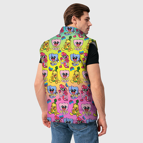 Мужской жилет POPPY PLAYTIME МИЛЫЕ ПЕРСОНАЖИ / 3D-Светло-серый – фото 4