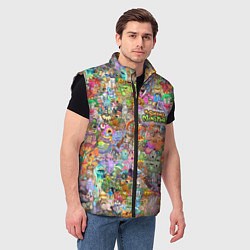 Мужской жилет MY SINGING MONSTERS Все персонажи, цвет: 3D-черный — фото 2