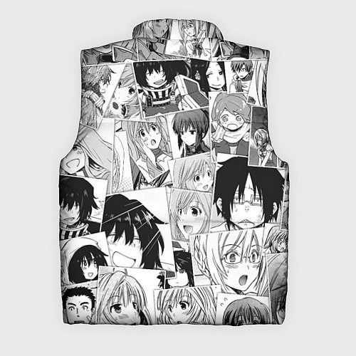 Мужской жилет Log Horizon pattern / 3D-Красный – фото 2