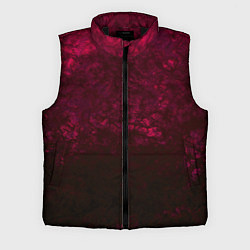 Мужской жилет Темно-красный абстрактный узор текстура камня