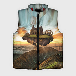Мужской жилет Горный пейзаж в стиле Стимпанк