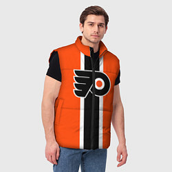 Мужской жилет Филадельфия Флайерз Форма, цвет: 3D-черный — фото 2