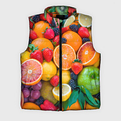 Мужской жилет ABUNDANCE OF FRUITS, цвет: 3D-красный