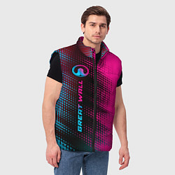 Мужской жилет Great Wall Neon Gradient FS, цвет: 3D-черный — фото 2