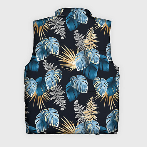 Мужской жилет Свет неоновых листьев / 3D-Красный – фото 2