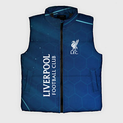 Мужской жилет Liverpool Соты Абстракция, цвет: 3D-черный