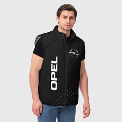 Мужской жилет Opel Карбон, цвет: 3D-светло-серый — фото 2
