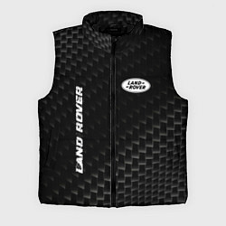 Мужской жилет Land Rover карбоновый фон, цвет: 3D-черный